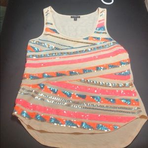 Express sequin tank